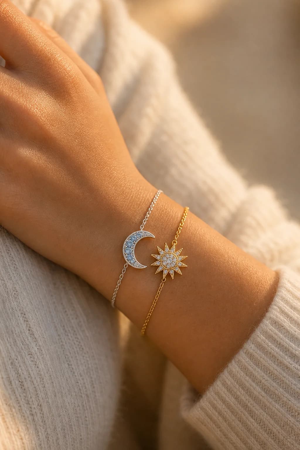 SUNMOON armbanden gedragen om de pols