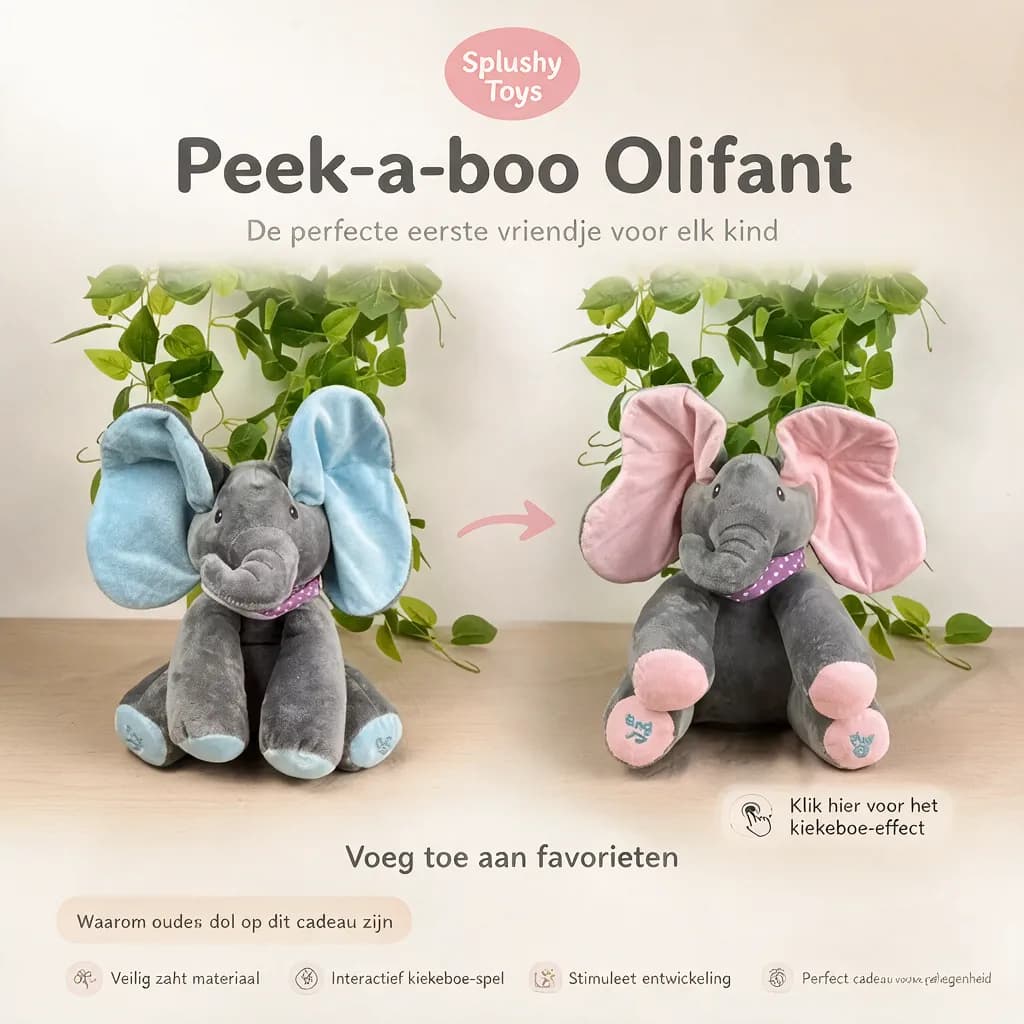 Peek-a-Boo Olifant